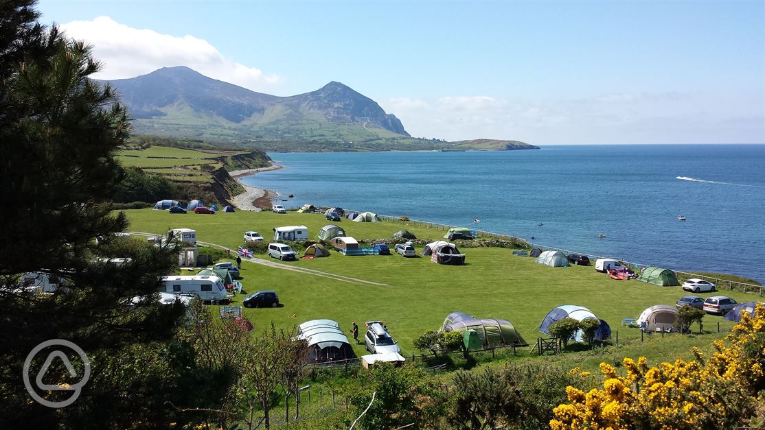 Aberafon Campsite in Caernarfon, Gwynedd